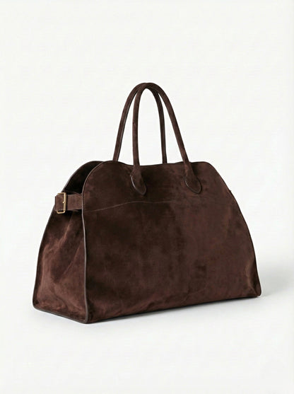 Henna | Suede Large Shopper Tote Bag