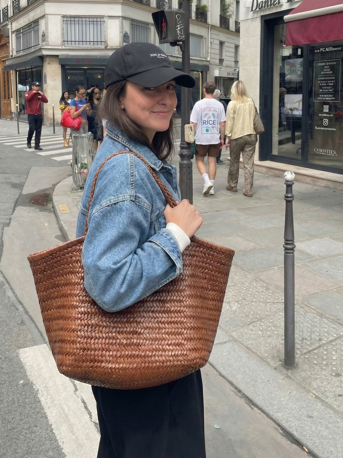 April | Woven Oversized Tote Bag