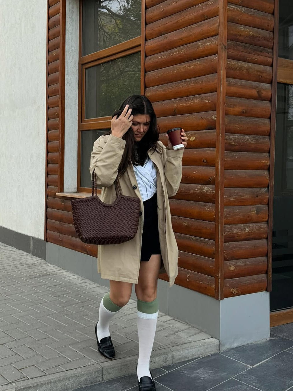 April | Woven Oversized Tote Bag