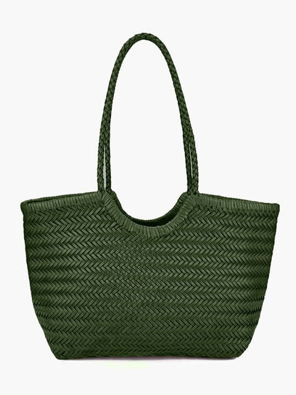 April | Woven Oversized Tote Bag