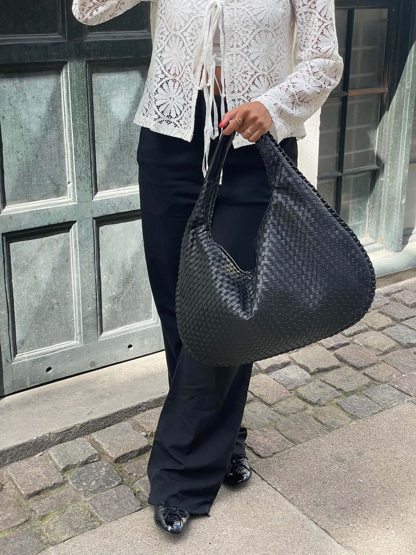 Curlew | Woven Large Shoulder Bag