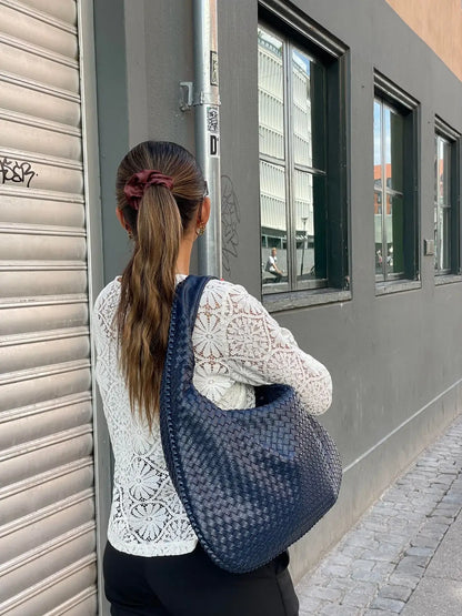 Curlew | Woven Large Shoulder Bag