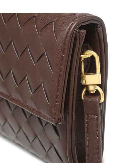 Alba | Woven Structured Shoulder Bag